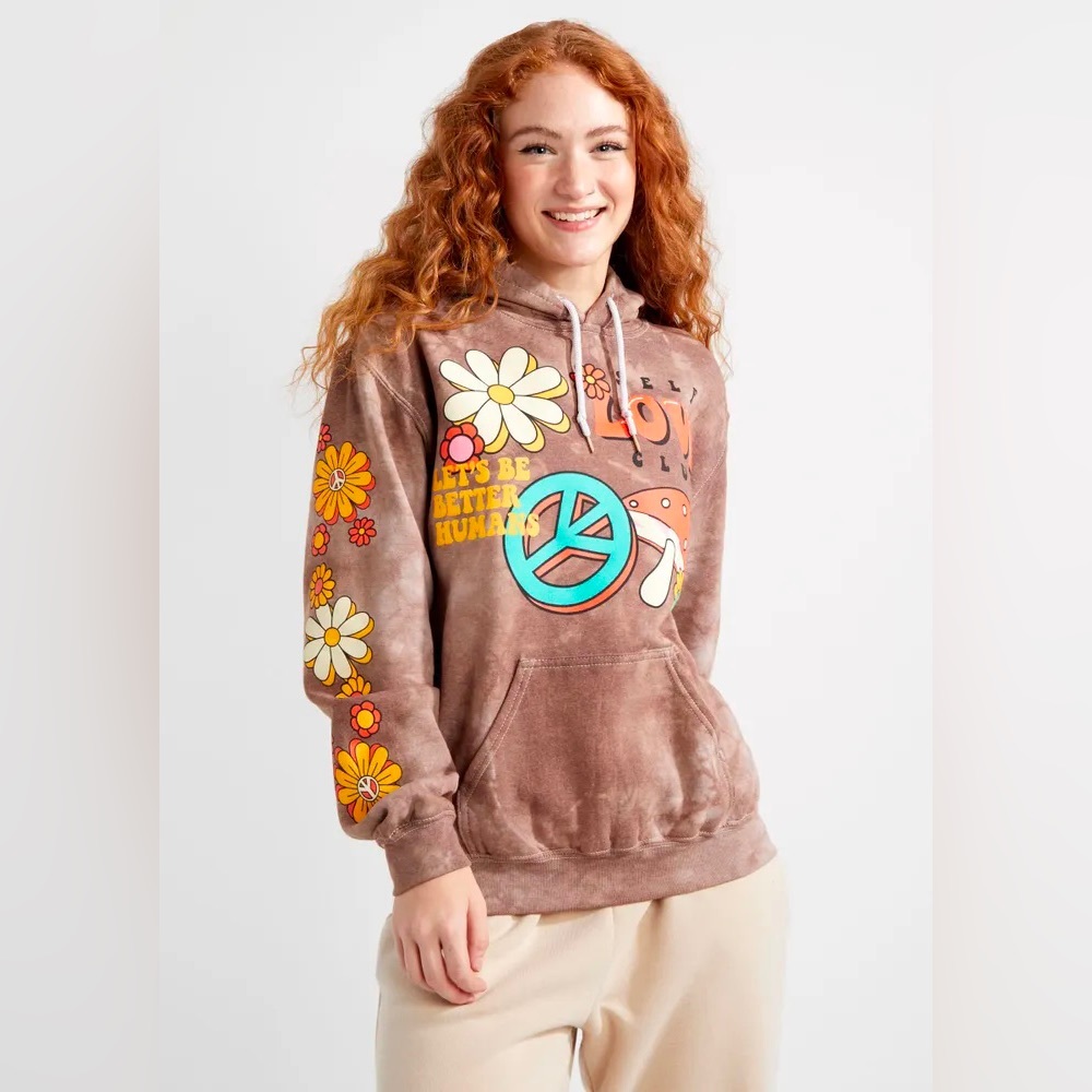 Rue21 Self Love Club Graphic Hoodie